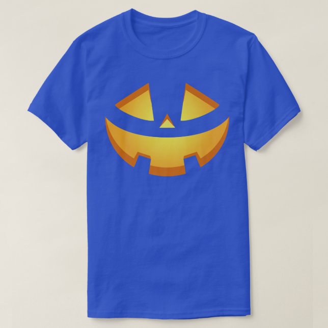 Camiseta Happy Halloween Pumpkin Scary Face (Diseño del anverso)