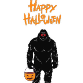 Camiseta Happy Halloween Sasquatch Trick o Trek