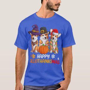 Camiseta Happy Halloween Shirts, Welsh Corgi Dog Happy Hall