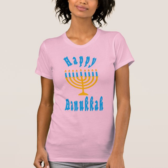 Camiseta Happy Hanukkah (Anverso)