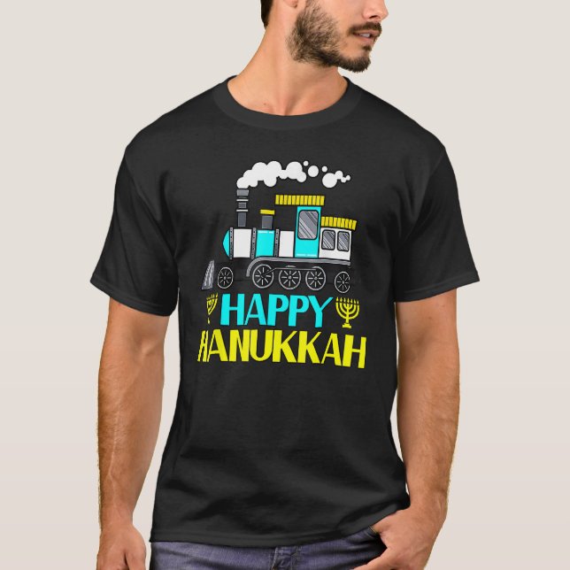 Camiseta Happy Hanukkah Cool Menorah Chanukah Jewish Holida (Anverso)