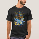 Camiseta Happy Hanukkah Floral Chanukah Menorah Matching Fa<br><div class="desc">Feliz Familia Hanukkah Floral Chanukah Menorah Matching.</div>