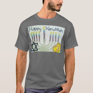 Camiseta Happy Hanukkah Hand Drake Design