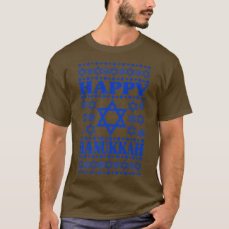Camiseta Happy Hanukkah Men Women Kids Stars Of David Jewis