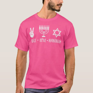 Camiseta Happy Hanukkah Menorah Light Jewish Chanukah T-Shi