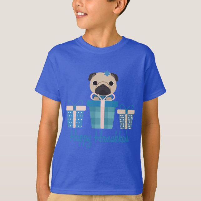 Camiseta Happy Hanukkah Text.png (Anverso)