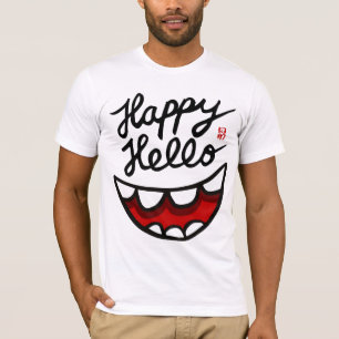 Camiseta Happy Hello BIG Smile