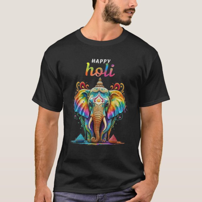 Camiseta Happy Holi Festival India Hindu Colors Spring Woma (Anverso)