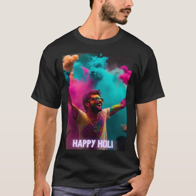 Camiseta Happy Holi Festival Outfit (Anverso)