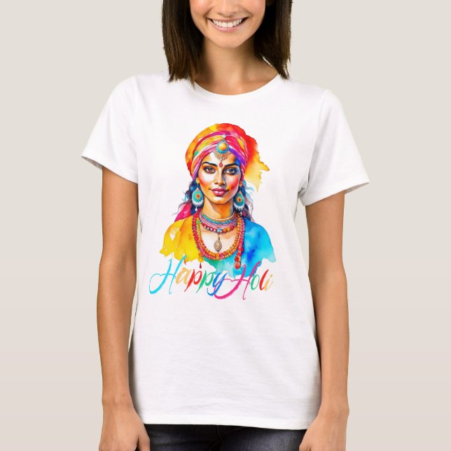 Camiseta Happy Holi Woman (Anverso)
