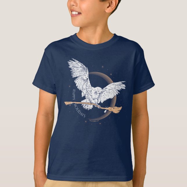 Camiseta Happy Holidays Hedwig Delivery (Anverso)