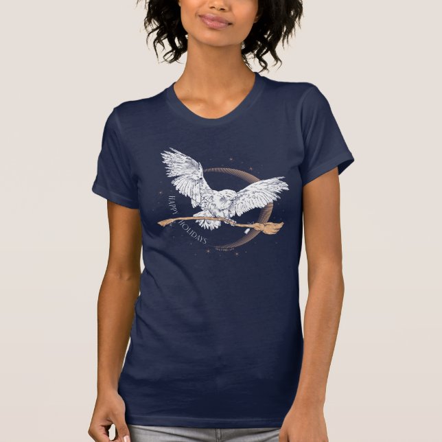 Camiseta Happy Holidays Hedwig Delivery (Anverso)