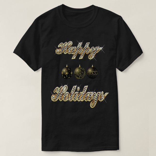 Camiseta Happy Holidays T  Best T  for Women, Men, Kids  (Diseño del anverso)