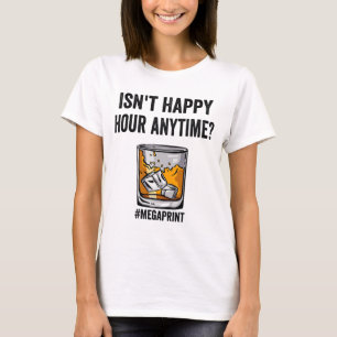 Camiseta Happy Hour Anytime Mega Print