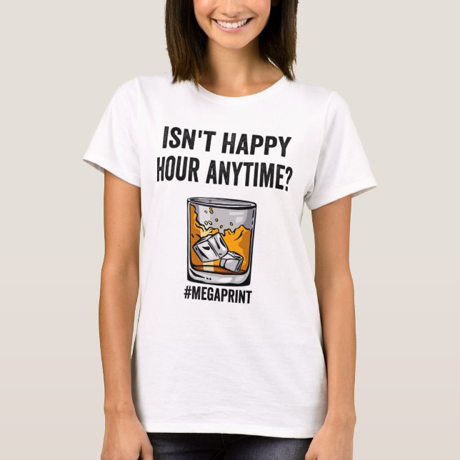 Camiseta Happy Hour Anytime Mega Print (Anverso)