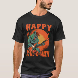 Camiseta Happy Howl-O-Ween - Spooky Werewolf - Halloween Do