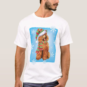 Camiseta Happy Howlidays Poodle