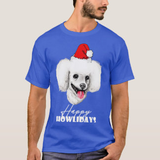 Camiseta Happy Howlidays Poodles