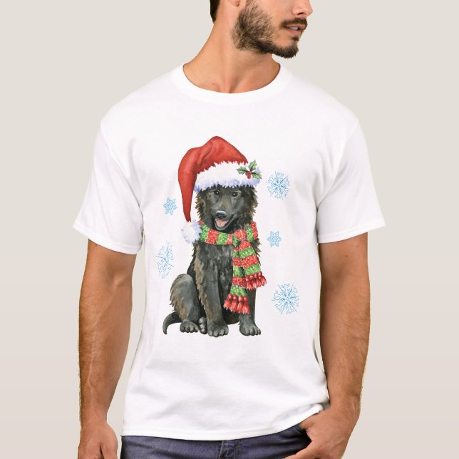 Camiseta Happy Howlidays Sheepdog (Anverso)