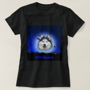Camiseta Happy Howloween Husky