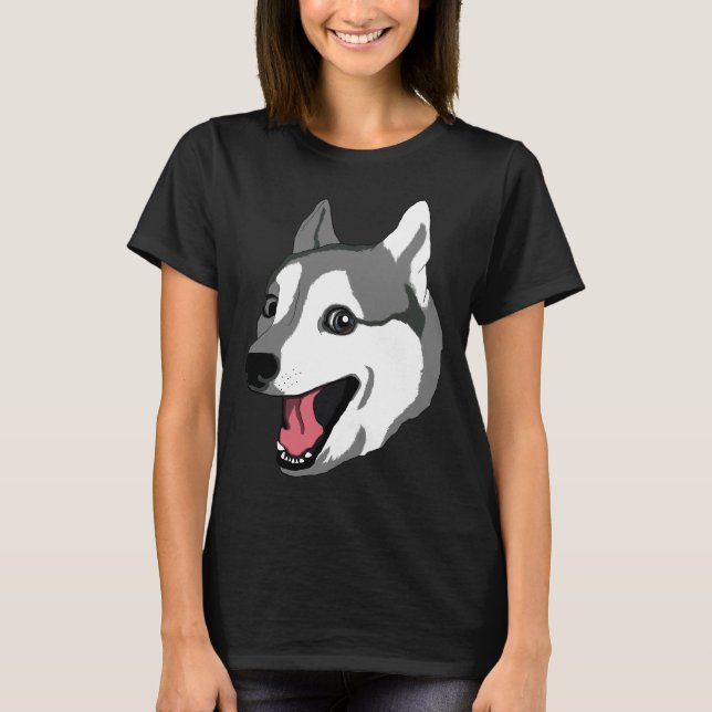 Camiseta Happy Husky Essential (Anverso)