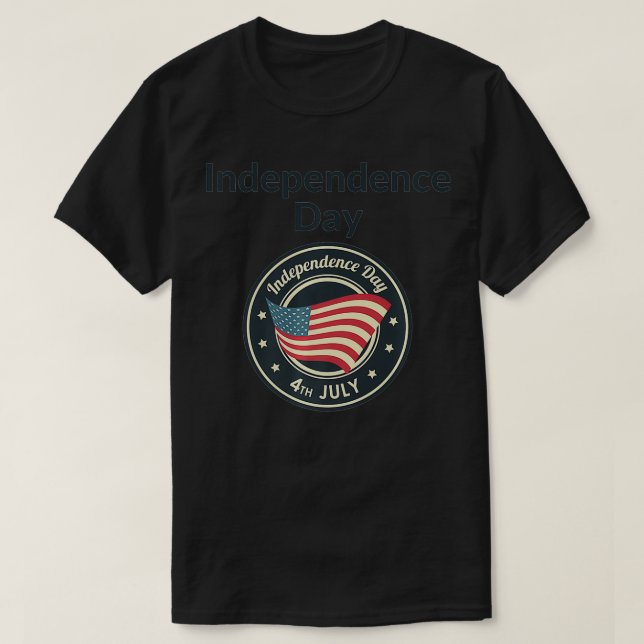 Camiseta Happy Independence Day Premium  (Diseño del anverso)