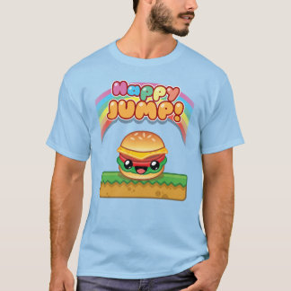 Camiseta Happy Jump Burger Title Style