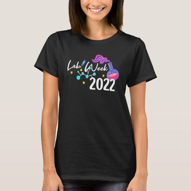 Camiseta Happy Lab Week 2022 Laboratory Technician 2022 (Anverso)