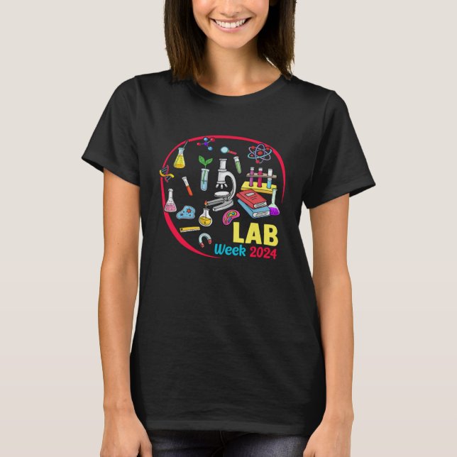 Camiseta Happy Lab Week 2024 Technician  Scientist Technolo (Anverso)