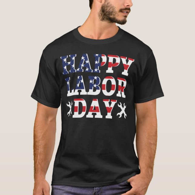 Camiseta HAPPY LABOR DAY T-shirt (Anverso)