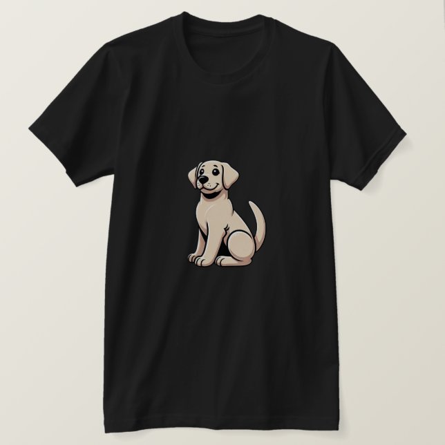 Camiseta Happy Labrador Retriever (Anverso del diseño)