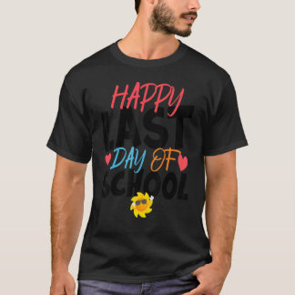 Camiseta Happy Last Day Of School Kids Teacher Student Grad