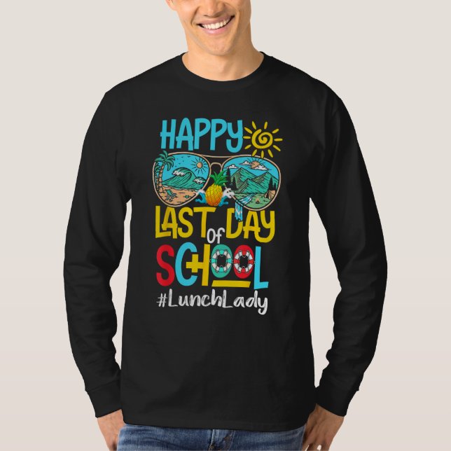 Camiseta Happy Last Day Of School Sunglasses Hello Summer L (Anverso)