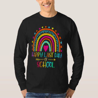 Camiseta Happy Last Day Of School Teacher Student Graduatio