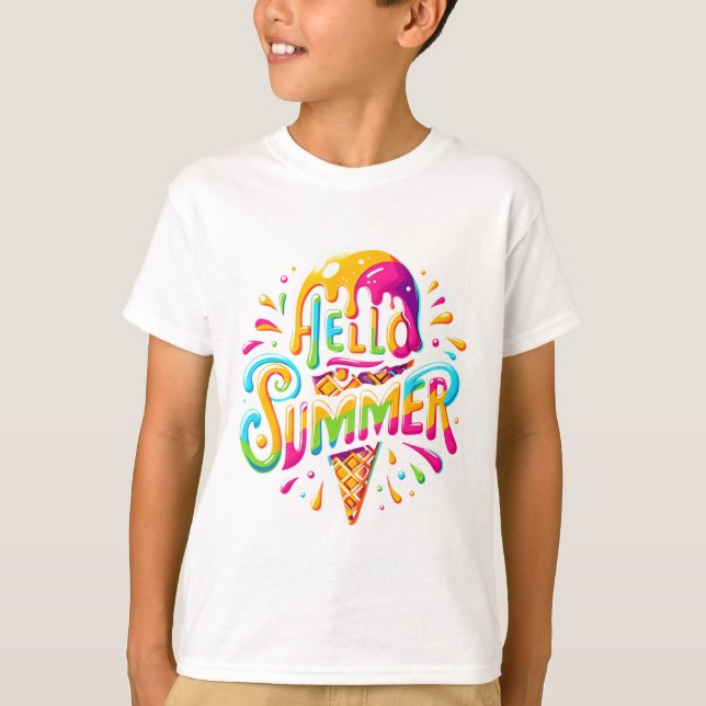 Camiseta Happy Last Day of School Teachers Student Hello  (Anverso)