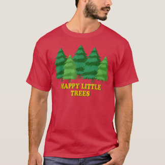 Camiseta Happy Little Tree Painters Picture Arts Costume Ho