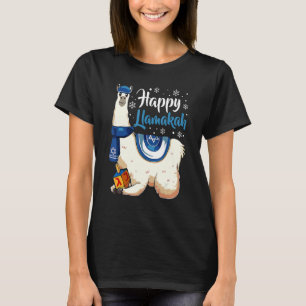 Camiseta Happy Llamakah Hanukkah Chanukkah