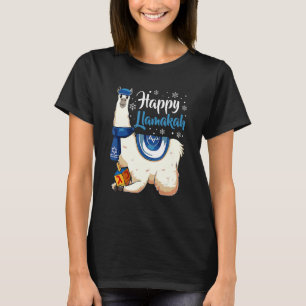 Camiseta Happy Llamakah Hanukkah Chanukkah