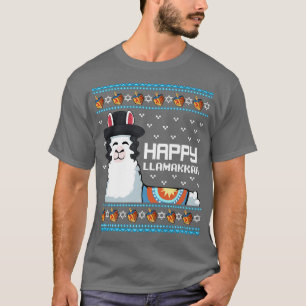 Camiseta Happy Llamakkah Hanukkah Jewish Holiday Lover Cute