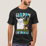 Camiseta Happy Llamakkah Jewish Hanukkah Chanukah Menorah L<br><div class="desc">Hanukkah Chanukah Menorah Llama.</div>