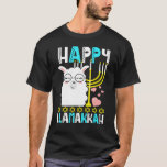 Camiseta Happy Llamakkah Jewish Hanukkah Chanukah Menorah L<br><div class="desc">Hanukkah Chanukah Menorah Llama.</div>