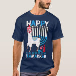 Camiseta Happy Llamakkah Llama Hanukkah Funny<br><div class="desc">Feliz Llamakkah Llama Hanukkah Gracioso.</div>