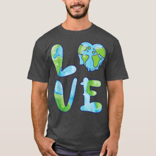 Camiseta Happy love earth day 2022 cute earth lover kids to