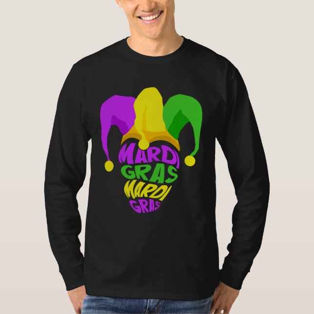 Camiseta Happy Mardi Gras Day Party Hat Women (Anverso)