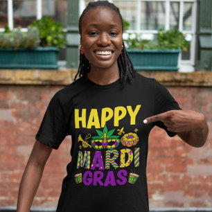 Camiseta Happy Mardi Gras – Perfect for the Ultimate Carniv