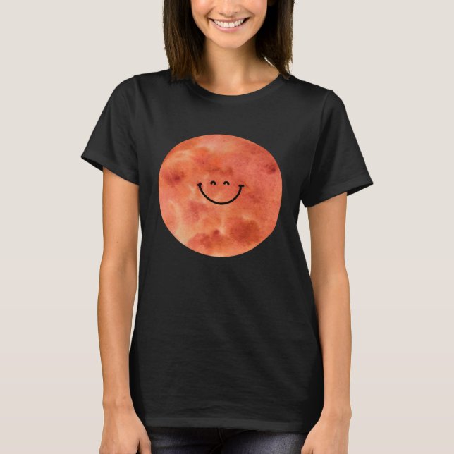 Camiseta Happy Mars Planet  Cute  Astronomy (Anverso)