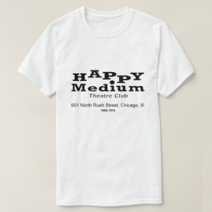 Camiseta Happy Medium Theater Club, Rush St, Chicago, IL