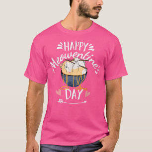 Camiseta Happy Meowentine's Day Cat Lover Valentine's Day R