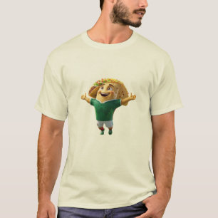 Camiseta Happy Mexico Taco Soccer Mascot Celebration World