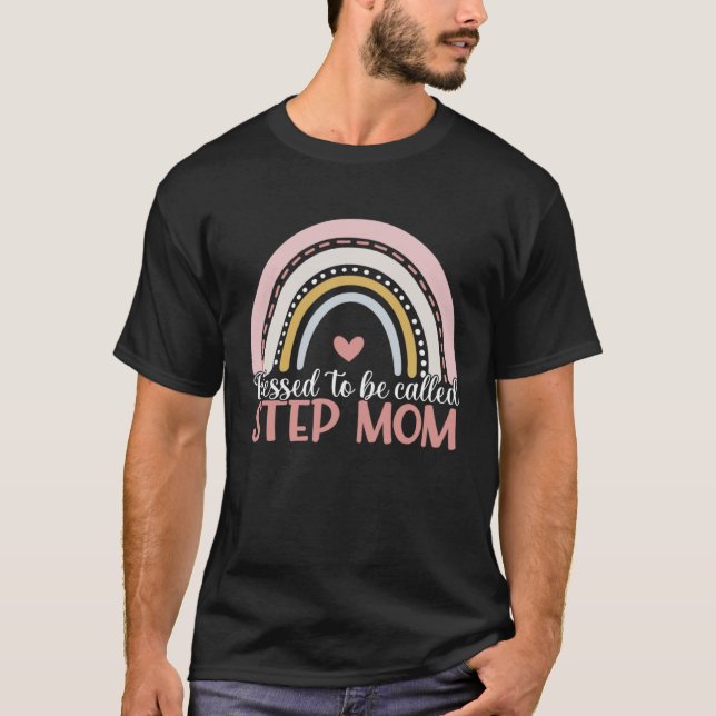 Camiseta Happy Mother s Day Blessed To Be Called Step Mom R (Anverso)